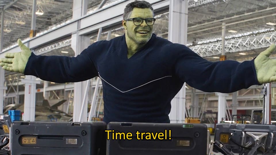 The Hulk solves time travel