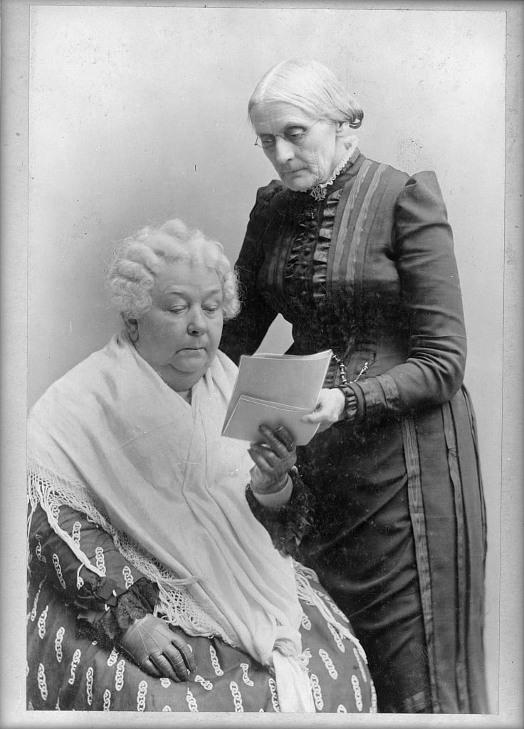 Susan B. Anthony and Elizabeth Cady Stanton