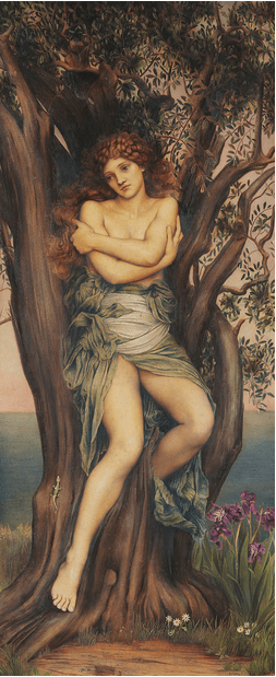A painting of a person in a tree Description automatically
generated