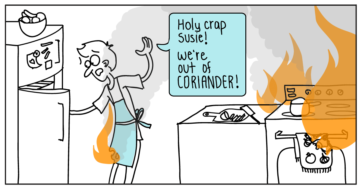 kitchen fire cartoon V5