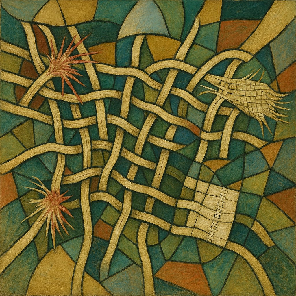 The social fabric frays under pressure, and must be patched.