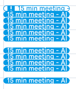 Calendar Bookings - my newfound nightmare