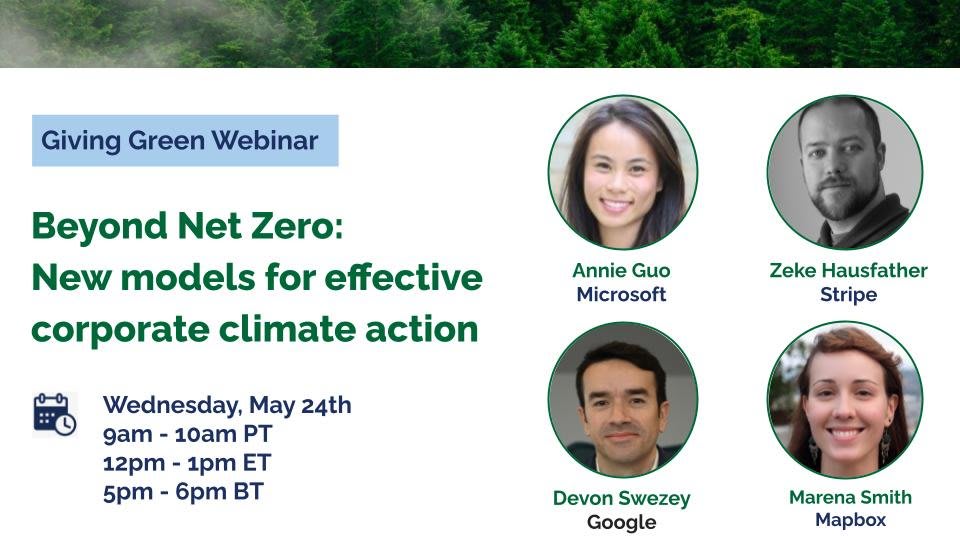 Giving Green business climate strategy webinar